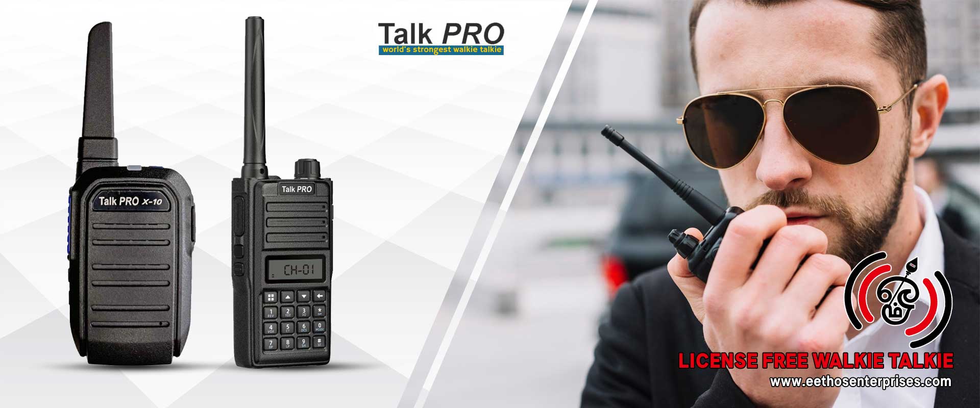 Eethos Enterprises License Free Walkie Talkie Authorized Dealer & Distributor Bengaluru Bengalore